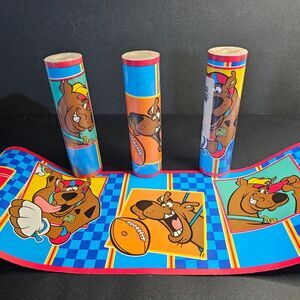 Scooby Doo Hanna Barbera Wallpaper, Lot of 4 Border Rolls, Vintage 1990s